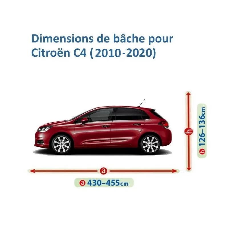 Housse de Voiture Bâche Voiture pour Citroën C4 X E-C4 X 2023-présent,  Protection Contre Les UV, Imperméable, Résistant aux  Rayures(Color:d,Size:with