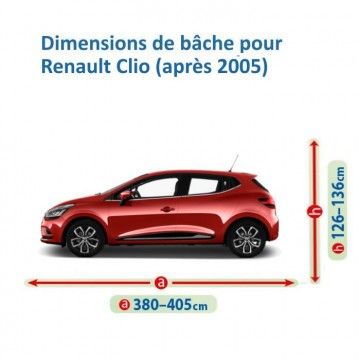 Bâche pour Renault Clio