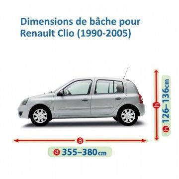 Bâche pour Renault Clio