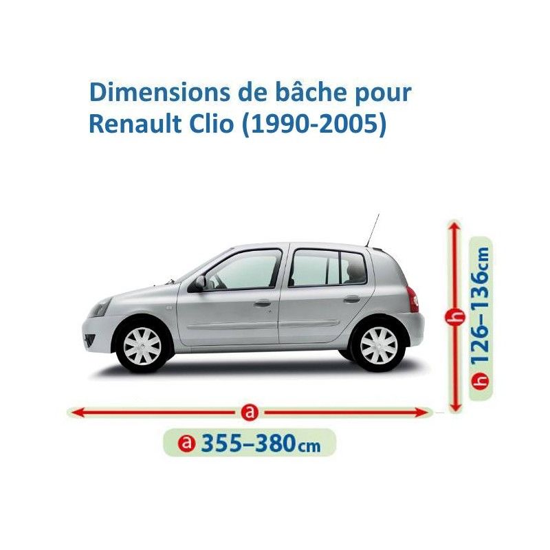 Housse protection Renault Clio 4 - bâche ExternResist® : usage