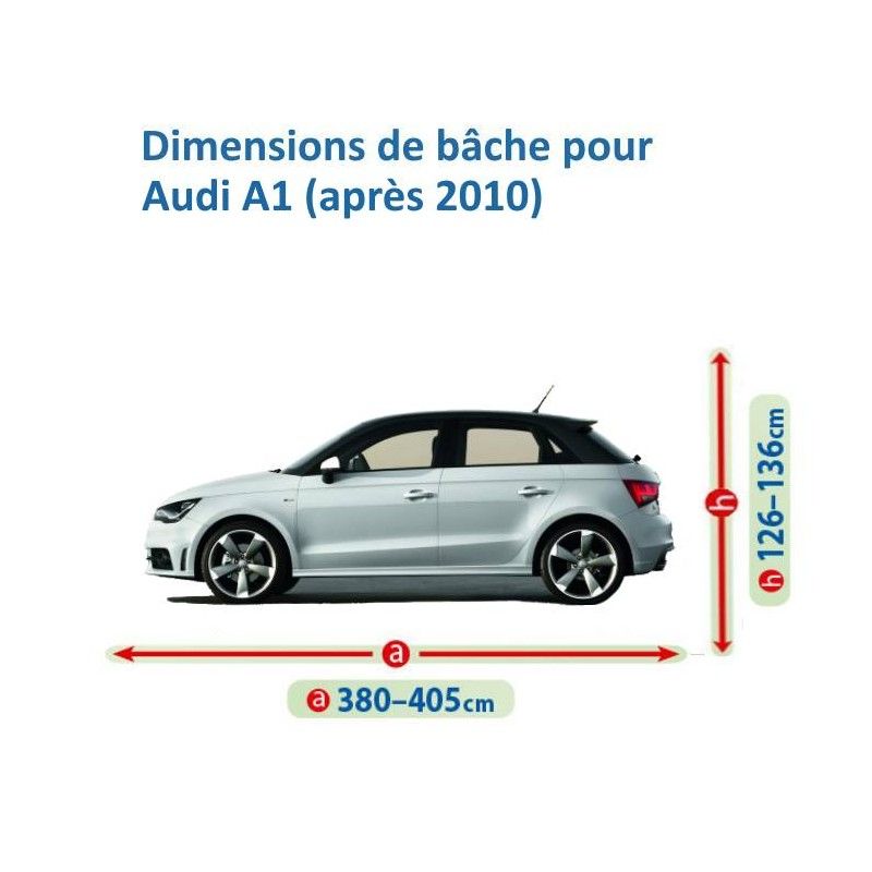 Bâche Audi A1 (2019 - Aujourd'hui) semi sur mesure intérieure - My