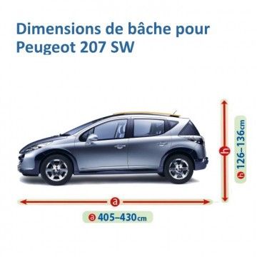 Bâche pour Peugeot 207 SW