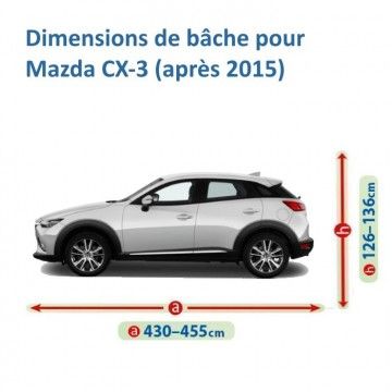 Bâche pour Mazda CX-3