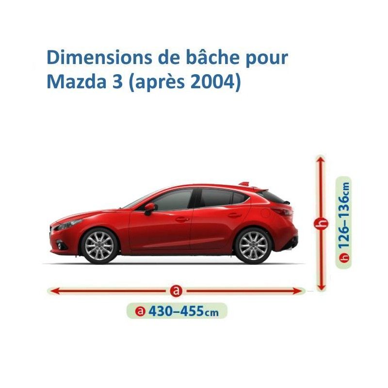 Bâche anti-grêle pour Mazda 3