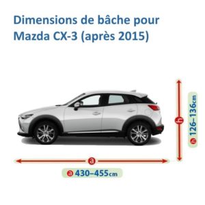 bâche pour mazda cx-3